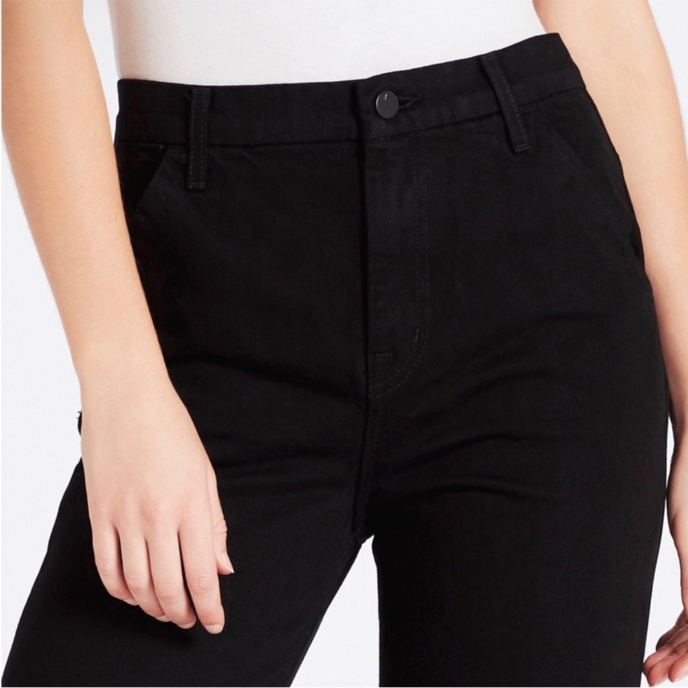J BRAND Women’s Size 29 Black Joan Cropped Straight High Rise Trouser Jeans - Picture 11 of 11